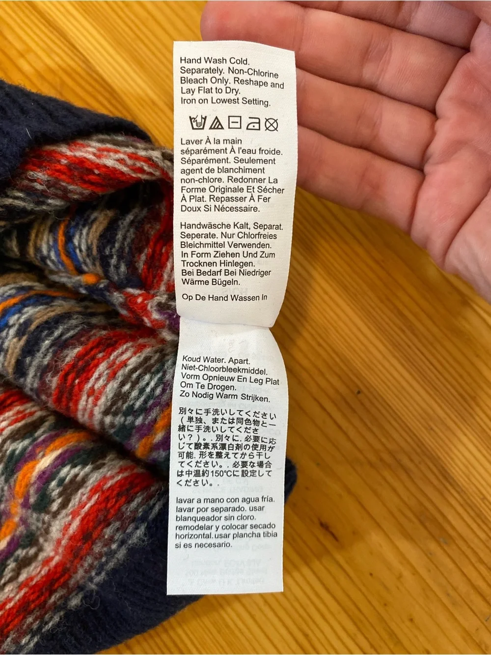 J. Crew Fair Isle Lambswool Crewneck Sweater Size Small